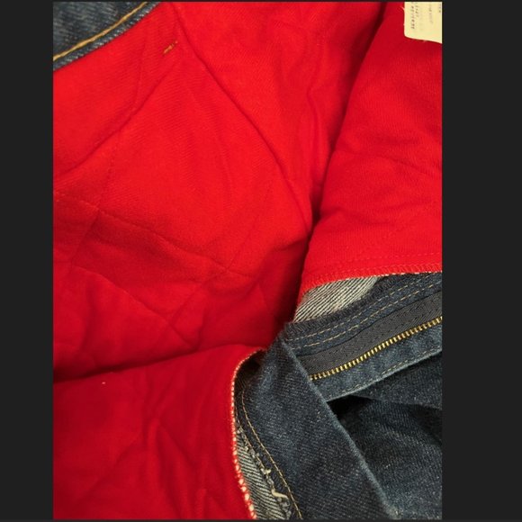 Men's Wrangler Rugged Wear Fleece Lined Jeans, Dark Wash, Size 34x30 - Picture 8 of 12